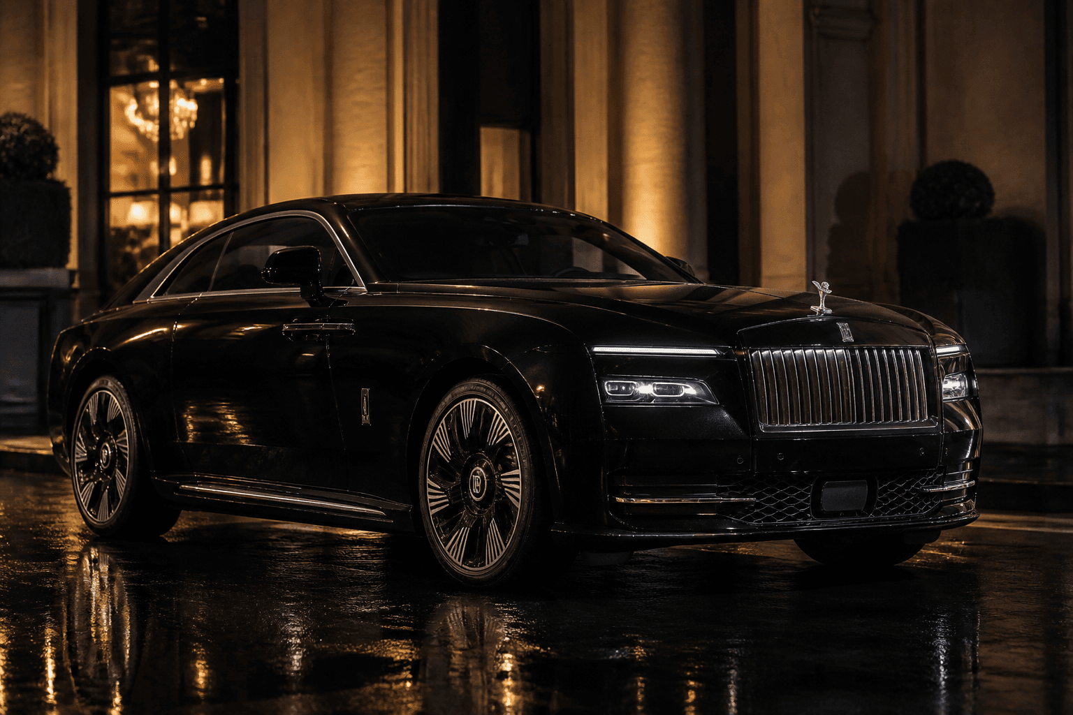 Rolls-Royce in a private setting